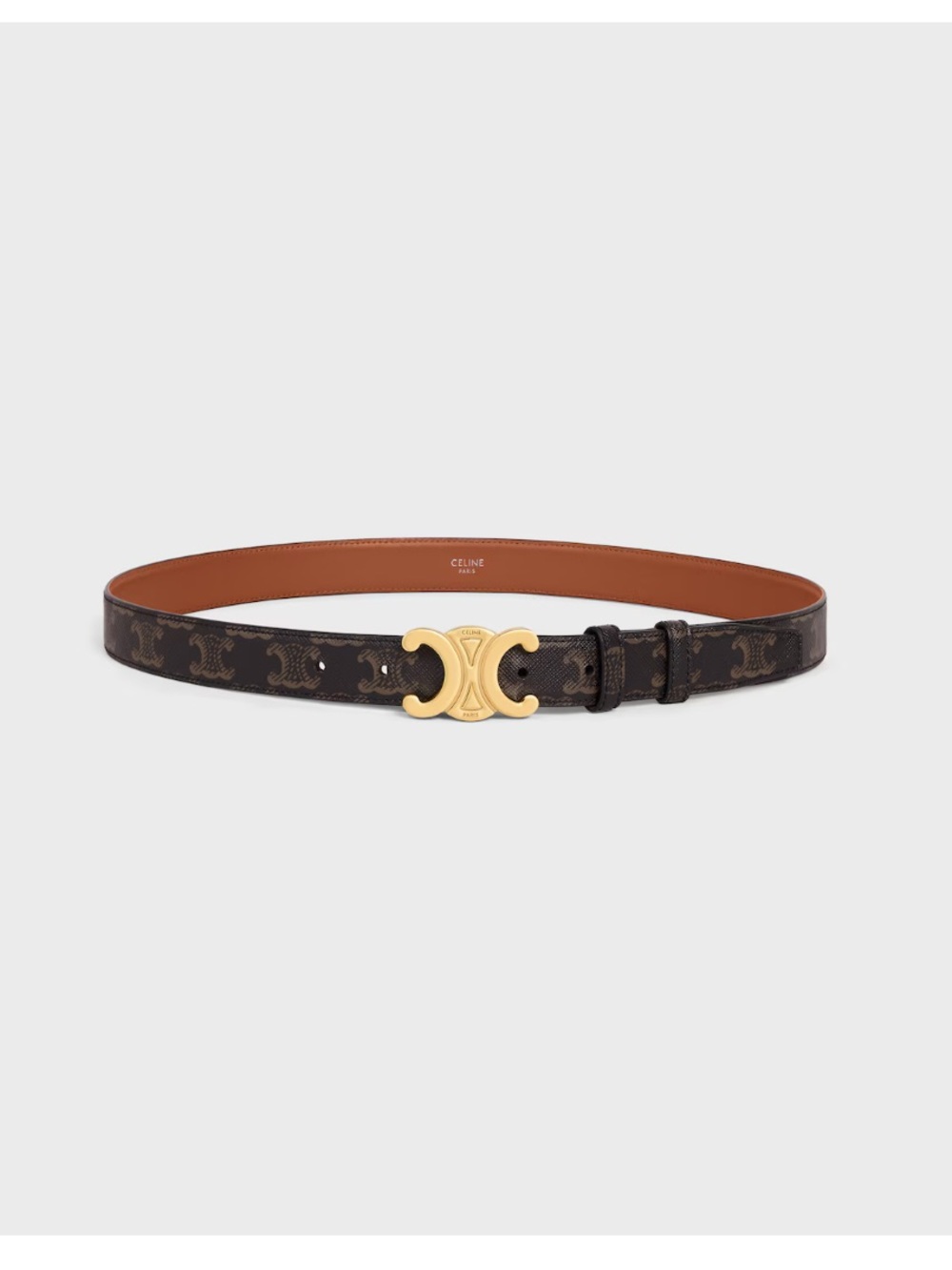TRIOMPHE BELT 18MM IN TRIOMPHE CANVAS size 80 worn 2x
